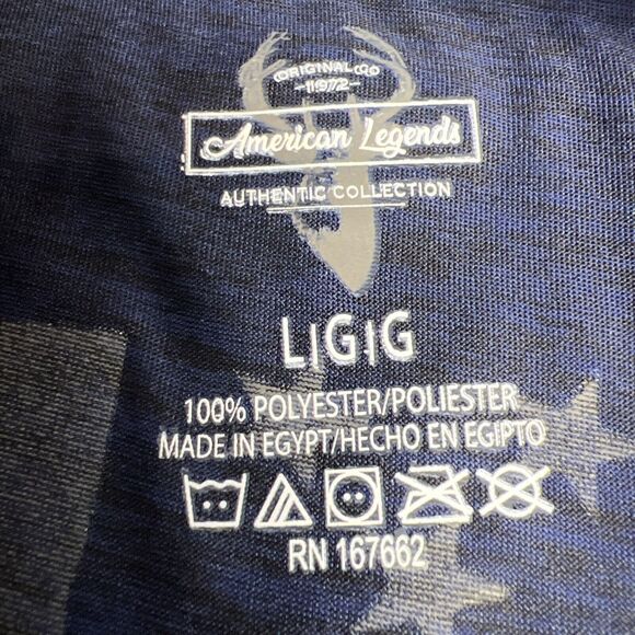 American Legends Stand Proud American Flag Navy Blue Black T-Shirt SZ L Unisex - Picture 7 of 7